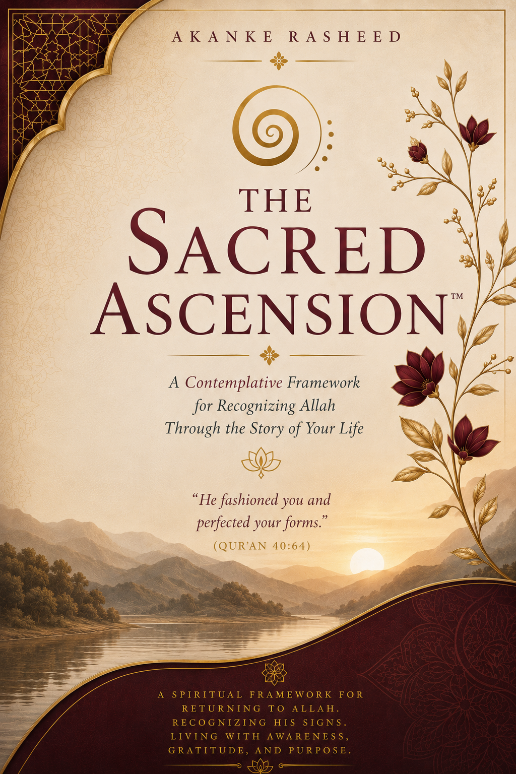 The Sacred Ascension by Akanke Rasheed — 3D hardcover